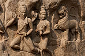 Mamallapuram - Tamil Nadu. The Arjuna's Penance.